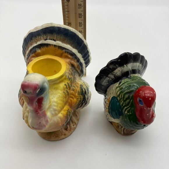 Vintage&Collectibles Serving Napco Japan C 5988 Turkey CandleholderTurkey Salt - Picture 9 of 9